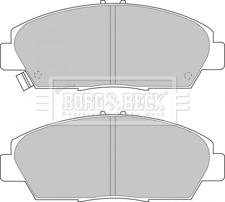 BORG & BECK Bremžu uzliku kompl., Disku bremzes BBP1398